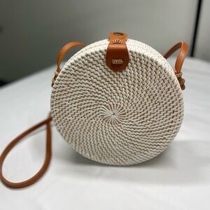 Jelavu Ata Bali Crossbody Bag-Round Woven